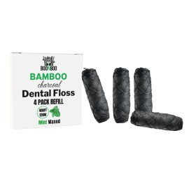 BOONBOO Dental Floss Refill, 4 Pieces, Mint