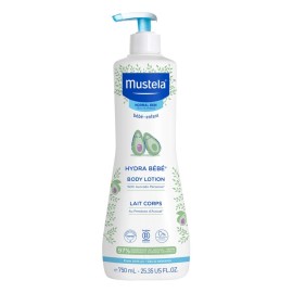 Mustela Hydra Bebe Body Lotion - Daily Moisturizing Baby Lotion with Natural Avocado, Jojoba & Sunflower Oil - 25.35 fl. oz.