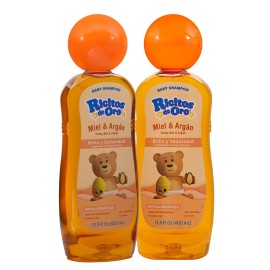 Ricitos de Oro Baby Shampoo Cleansing Shampoo with Natural Extract No more tears Hypoallergenic 2-Pack of 13.5 FL Oz, 2 Bottles