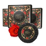 Maja, Classic Soap Perfumed Soap Round and Luxurious Round Soap to Clean and Moisturize your skin Leaves Skin Beautifully Scented and Soft 3Pack of 3.5 Oz Bar Soaps, Rose, 3 Count, (Pack of 3)
