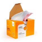 QUALIAZERO CITRUS SCENTED 21 Gal / 80 Liter | Drawstring Closure Trash Bag | Heavy Duty (CITRUS, 45 BAGS), WHITE, (L10001)