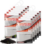 Vacplus Moisture Absorbers, Hanging Closet Dehumidifier Bags, Humidity Packs, Desiccant, Closet Dehumidifiers with Activated Charcoal, 10 Pack, 9.8 OZ