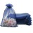 Jexila 100PCS Sheer Organza Bags - 5X7 inches Navy Blue Mesh Drawstring Jewelry Bags for Wedding Party Favor Pouches
