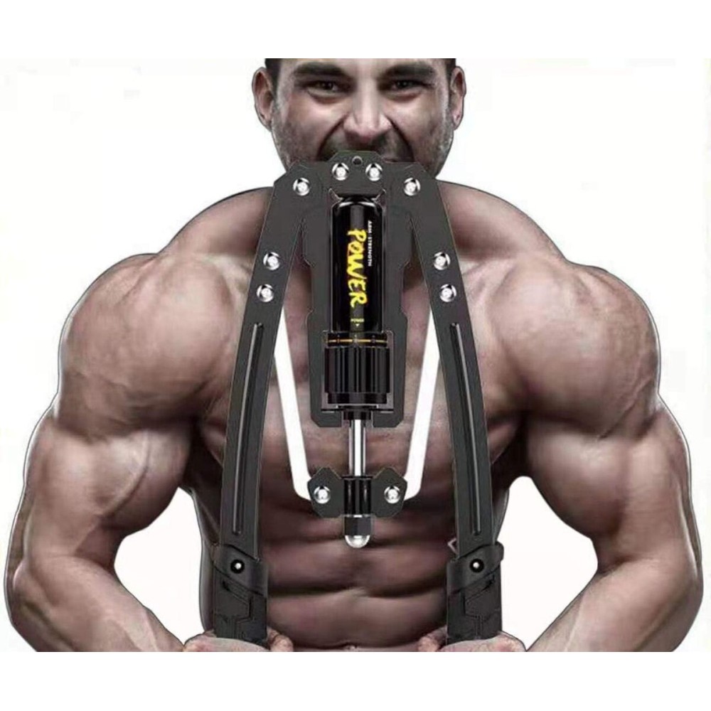 LEJIEYIN Twister Arm Exerciser - Adjustable 22-440lbs Hydraulic Power/Home Chest Expander/Shoulder Muscle Training Fitness Equipment/Arm Enhanced Exercise Strengthener (Black)