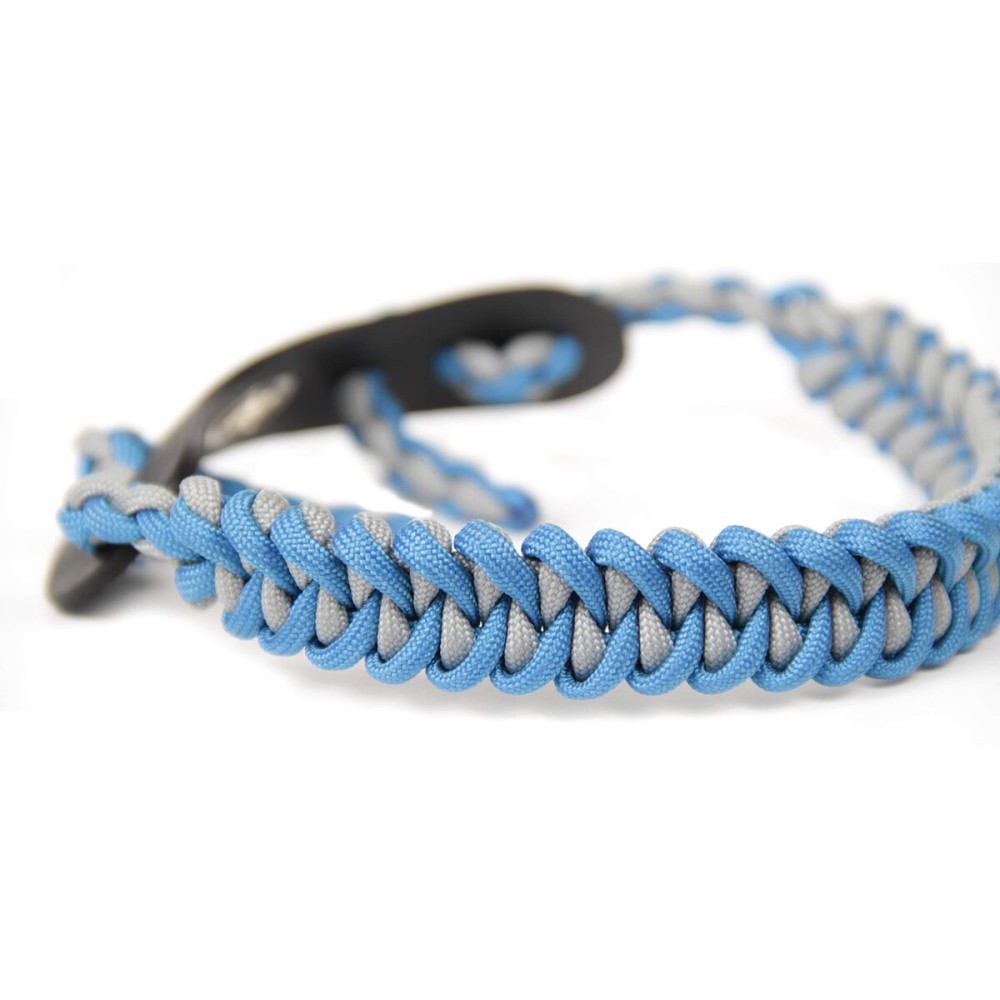 SUNYA Archery Bow Wrist Sling, 550 Paracord Strap Comfortable on Hand.100% Full Grain Leather Yoke, Multiple Camo Colors.Fit Compound Bow Stabilizer & Recurve. (Sky Ladder)