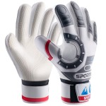 Sportout Kids Goalkeeper Gloves, Soccer Goalie Gloves with Double Wrist Protection and Non-Slip Wear Resistant Latex Material to Prevent Injuries