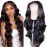 IUPin 4x4 Body Wave Lace Closure Human Hair Wigs Brazilian Lace Front Wigs Human Hair for Black Women 150% Density Pre Plucked Bleached Knots (20inch, Body Wave Wig)