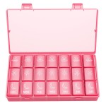 BUG HULL Weekly Pill Organizer 3X a Day, Daily 7 Day Medicine Pill Organizer 3 Times a Day, Travel Pill Case Container for Vitamins, Supplements