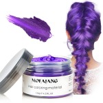 Purple Temporary Hair Dye Wax Natural Instant Hair Color Wax Pomades 4.23 oz,Hair Styling Clay for Party, Cosplay, Halloween,Christmas