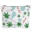 IHopes+ Funny Green Leaf Lipstick Makeup Bag for Women Best Friends Sister Teens Makeup Lover | Cute Leaf Lipstick Zipper Pouch Bag Cosmetic Travel Accessories Bag Toiletry Case