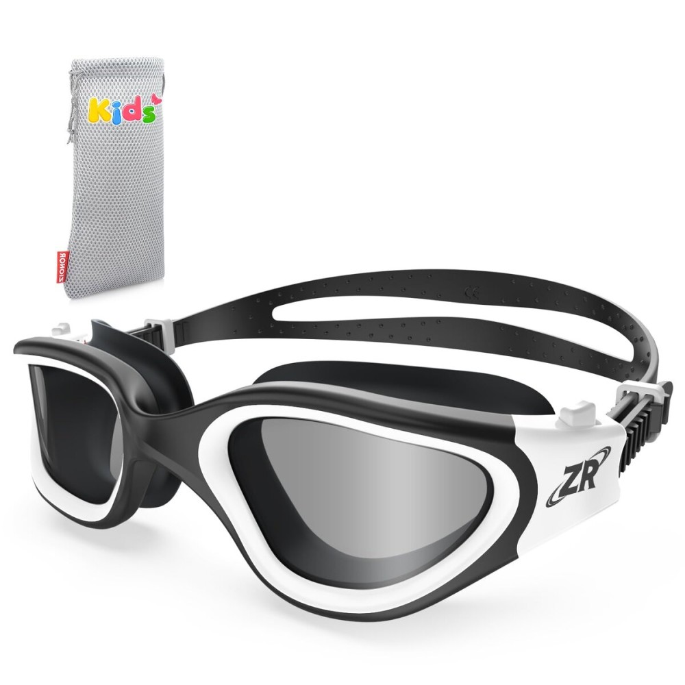 ZIONOR Kids Swim Goggles, G1 MINI UV Protection Anti-Fog Polarized Swimming Goggles for Age 6-14