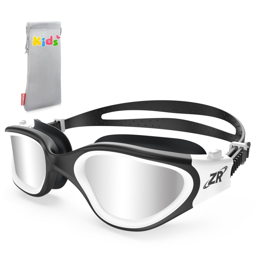 ZIONOR Kids Swim Goggles, G1 MINI UV Protection Anti-Fog Polarized Swimming Goggles for Age 6-14