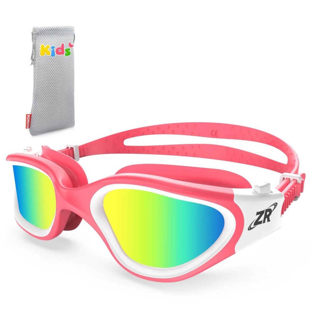 ZIONOR Kids Swim Goggles, G1 MINI UV Protection Anti-Fog Polarized Swimming Goggles for Age 6-14