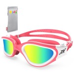 ZIONOR Kids Swim Goggles, G1 MINI UV Protection Anti-Fog Polarized Swimming Goggles for Age 6-14