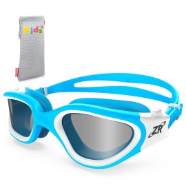 ZIONOR Kids Swim Goggles, G1 MINI UV Protection Anti-Fog Polarized Swimming Goggles for Age 6-14