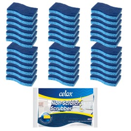CELOX 36 Pack Non-Scratch Dish Sponge, Dual Sided Kitchen Sponges for Dishes, Long Lasting Dishwashing Household Cleaning Sponges for Kitchen, Easy to Dry and Reusable