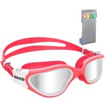 OMID Kids Swim Goggles, P2mini Polarized Swimming Goggles Comfortable for Age 6-14