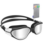 OMID Kids Swim Goggles, P2mini Polarized Swimming Goggles Comfortable for Age 6-14