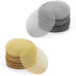 100pcs Pipe Screens, 3/4 Inch Pipe Filters, 50pcs Premium Stainless Steel Pipe Screens and 50pcs Brass Filters