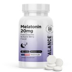 Balancebreens Melatonin 20mg Fast Dissolve Tablets - High Potency, Fast Acting, Natural Sleep Support - Sleep Aids for Adults - Non-Groggy, Drug-Free Formula - 120 Sleeping Pills