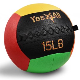 Yes4All Wall Ball - Soft Medicine Ball/Wall Medicine Ball for Full Body Workout and Strength Exercise 30LB