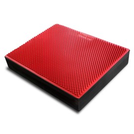 Yes4All unisex adult B. Red Yoga Balance pad massage, N.Red - XXL + Extra Thick -20 x 16 3, X-Large US