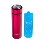 4ALLFAMILY Nomad Insulin Travel Case Cooler - 48H Non-Electric Insulin Cooler Travel Case TSA Approved with Lightweight Design - Air Traveling Friendly, Reusable Medium Red Thermo for Medications