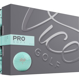 VICE Golf Pro Soft Golf Balls, Blue Light