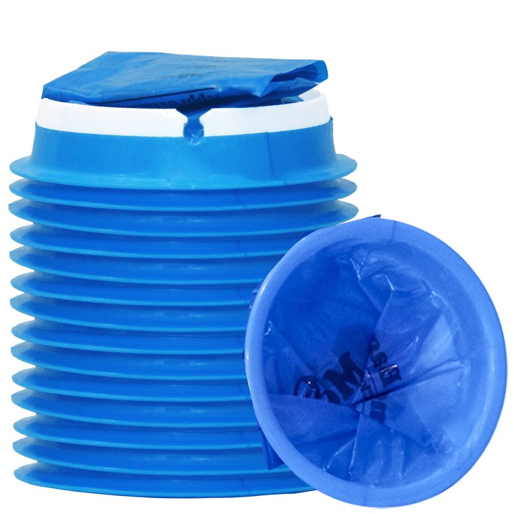 MP MOZZPAK Vomit Bags Disposable 15 Pack - 1000ml Emesis Bags, Leak-Proof Barf Bag, Travel Friendly Puke & Nausea Bag for Motion Sickness, Medical Grade Throw up Relief for Car, AirPlane, & Road Trips