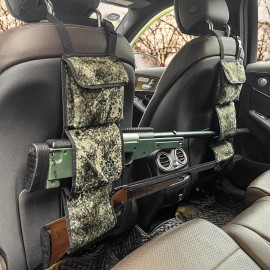 MYDAYS Seat Back Gun Rack, Gun Sling Bag, Camo Front Seat Gun Organizer Holder for Hunting Rifles/Shotguns (Camo3)