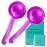 MontBeauty Ice Globes for Face, Freezer Safe and Highly Effective Facial Globes for Daily Beauty Routines, Face Roller to Tighten Skin, Reduce Puffiness, Enhance Circulation and Complexion (Purple)