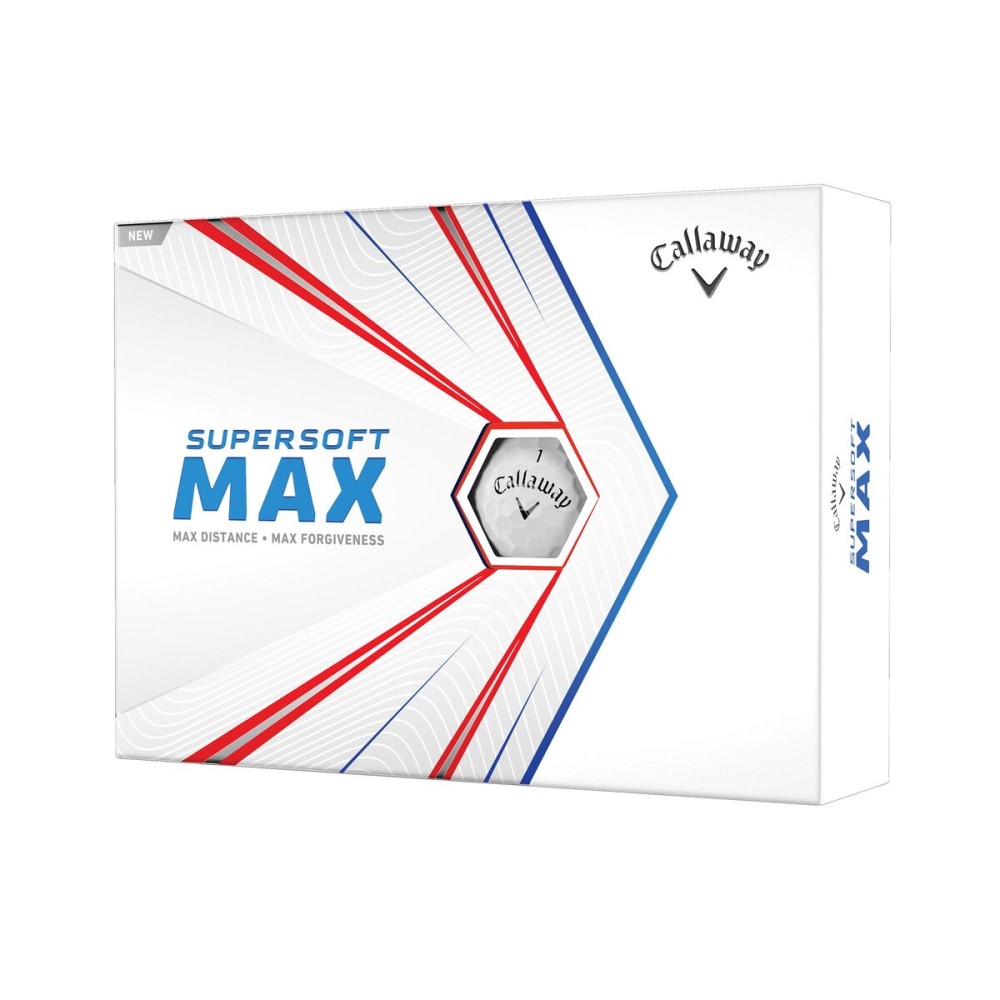Callaway 2021 Supersoft Max Golf Balls , White