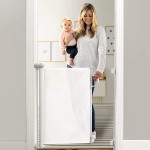 Momcozy Retractable Baby Gate, 33 Tall, Extends up to 55 Wide, Child Safety Baby Gates for Stairs, Doorways, Hallways, Indoor, Outdoor