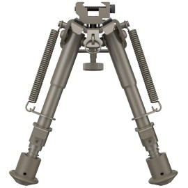 CVLIFE 6-9 Inches Picatinny Bipod Adjustable Spring Return with Picatinny Adapter (Flat Dark Earth, 6\'\'-9\'\')