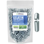 XPRS Nutra Size 00 Empty Capsules - 500 Count Empty Gelatin Capsules - Pill DIY Capsule Filling - Fillable Pills Gel Caps for DIY Supplements (Silver)