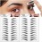 22 Pairs 4D Eyebrows Tattoo, Hair-Like Authentic Eyebrows, Eyebrows Tattoo Peel Off, Long Lasting Natural False Eyebrows Makeup Sticker for Eyebrow Grooming Shaping (Black)