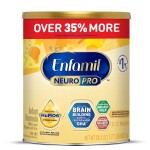 Enfamil NeuroPro Baby Formula, Brain and Immune Support with DHA, Iron and Prebiotics, Infant Formula Inspired by Breast Milk, Non-GMO, 28.3 Oz Value Can