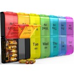 Colorwing Extra Large Pill Organizer 2 Times a Day, Weekly XL AM PM Pill Case, 7 Day Pill Box Twice a Day, Oversized Daily Medicine Pill Organizer for Vitamin, Big Pill Container, Medication Dispenser