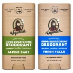 Dr. Squatch Natural Deodorant for Men - Odor-Squatching Aluminum Free - Alpine Sage & Fresh Falls (2.65 oz, 2-Pack)