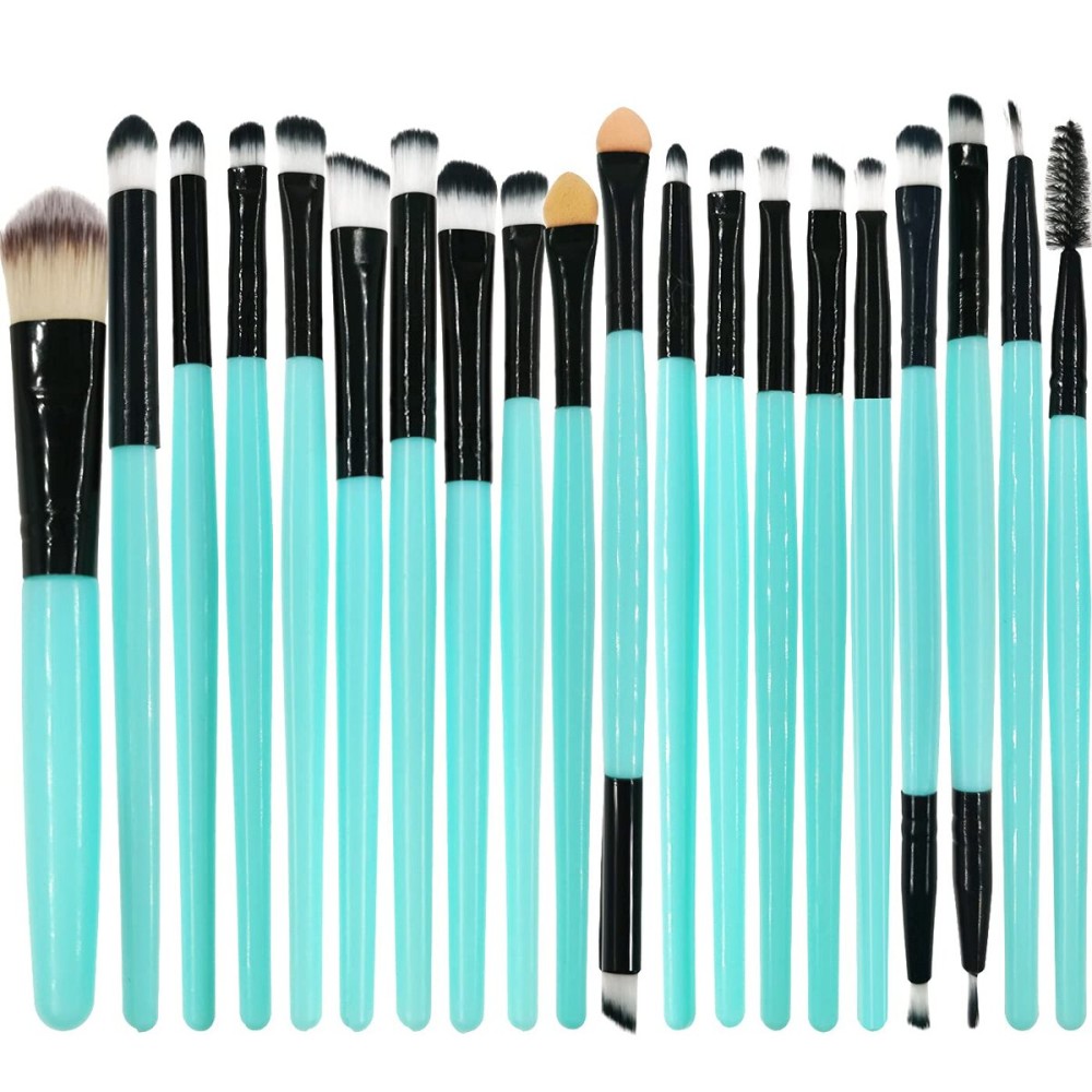 Makeup Brushes Pimoys Make up Brush Set 20 PCs Professional Face Eyeliner for Foundation Blush Concealer Eyeshadow Red