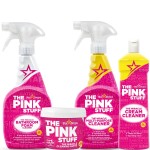 Stardrops - The Pink Stuff - Miracle Cleaning Ultimate Bundle - Paste, Multi-Purpose Spray, Bathroom Foam Spray, and Cream Cleaner - Ideal for Kitchens, Bathrooms, Outdoors, and More