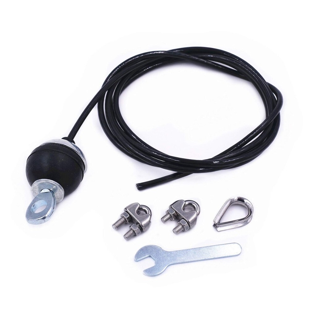 J Bryant Fitness Gym Replacement Customize Cable Fitness Pulley Thick 5mm Heavy Duty Steel Wire Rope for Home Gym Cable Pulley Machine Accessories (Type-C, 118)