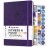Clever Fox Fitness & Food Journal - Nutrition & Workout Planner for Women & Men - Diet & Gym Exercise Log Book with Calendars, Diet & Training Trackers - Undated, A5 Size, Hardcover (Purple)