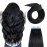 YILITE Tape-in Hair Extensions - 14inch Jet Black, Silky Straight, 20pcs 40g