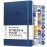 Clever Fox Fitness & Food Journal - Nutrition & Workout Planner for Women & Men - Diet & Gym Exercise Log Book with Calendars, Diet & Training Trackers - Undated, A5 Size, Hardcover (Mystic Blue)