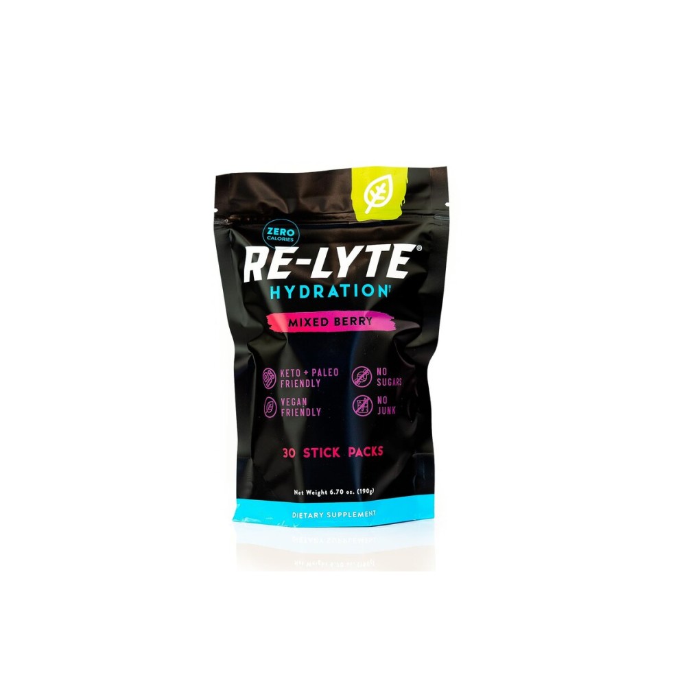 REDMOND Re-Lyte Hydration Electrolyte Powder Mix (Mixed Berry) 30 Stick Pack