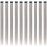 RINBOOOL Grey Hair Extensions Clip in for Kids Girls Women, 10 Pieces 22 Inch Long Straight Colored Heat Resistant Synthetic Highlight Party Clip ins