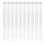RINBOOOL White Hair Extensions Clip in, 22 Inch 10 Pcs Long Straight Colored, for Kids Girls Women Highlights Party, Synthetic
