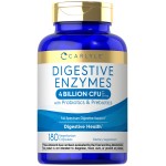 Carlyle Digestive Enzymes | with Probiotics & Prebiotics | 180 Capsules | Non-GMO and Gluten Free Supplement for Men & Women