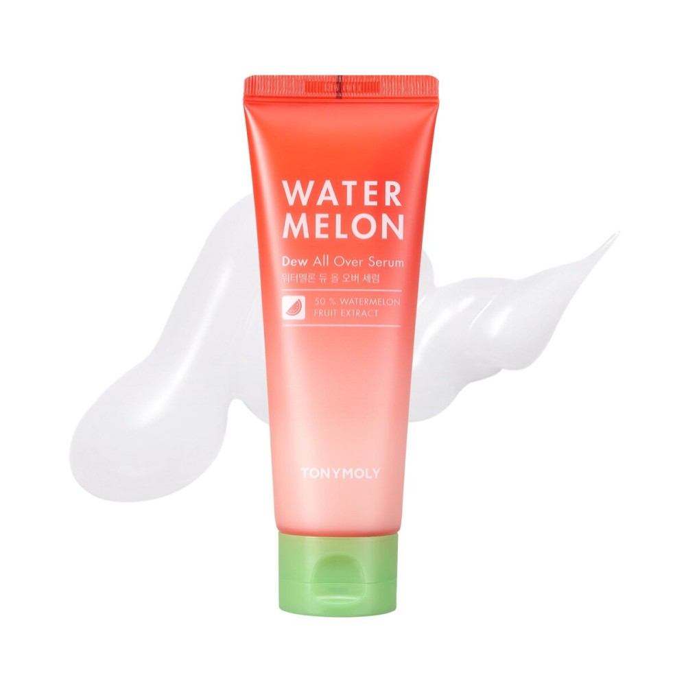 TONYMOLY Watermelon Dew All Over Body & Face Serum, Hydrating Serum for Glowing Skin, Korean Skincare, Watermelon Extract, Aloe Leaf Extract, & Centella Asiatica, All Skin Types, 4 oz